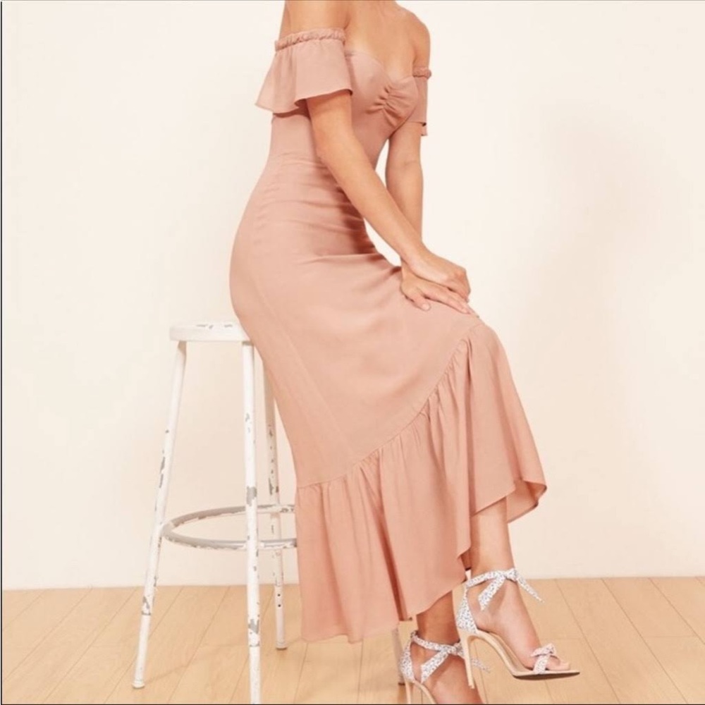 Reformation Butterfly Dress in Pink Size 6